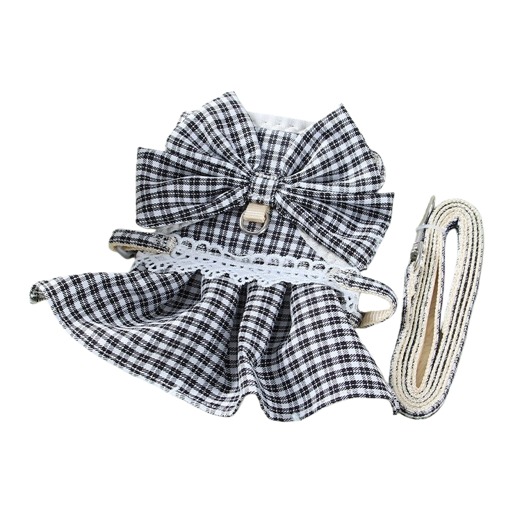 خيط سحب القط والكلب الذي يلبس صدرية صغيرة الحجم Item Picture