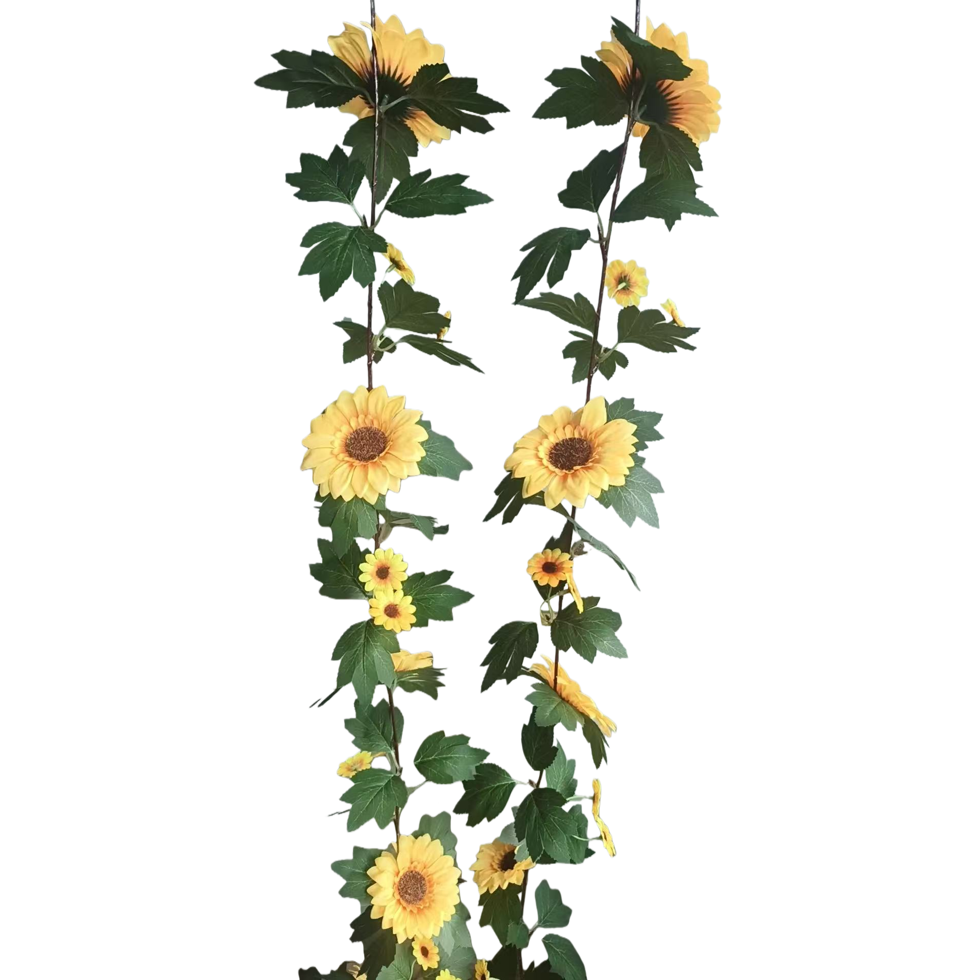 Simulated sunflowers, plastic flowers, artificial flowers, handcrafted flower materials Item Picture