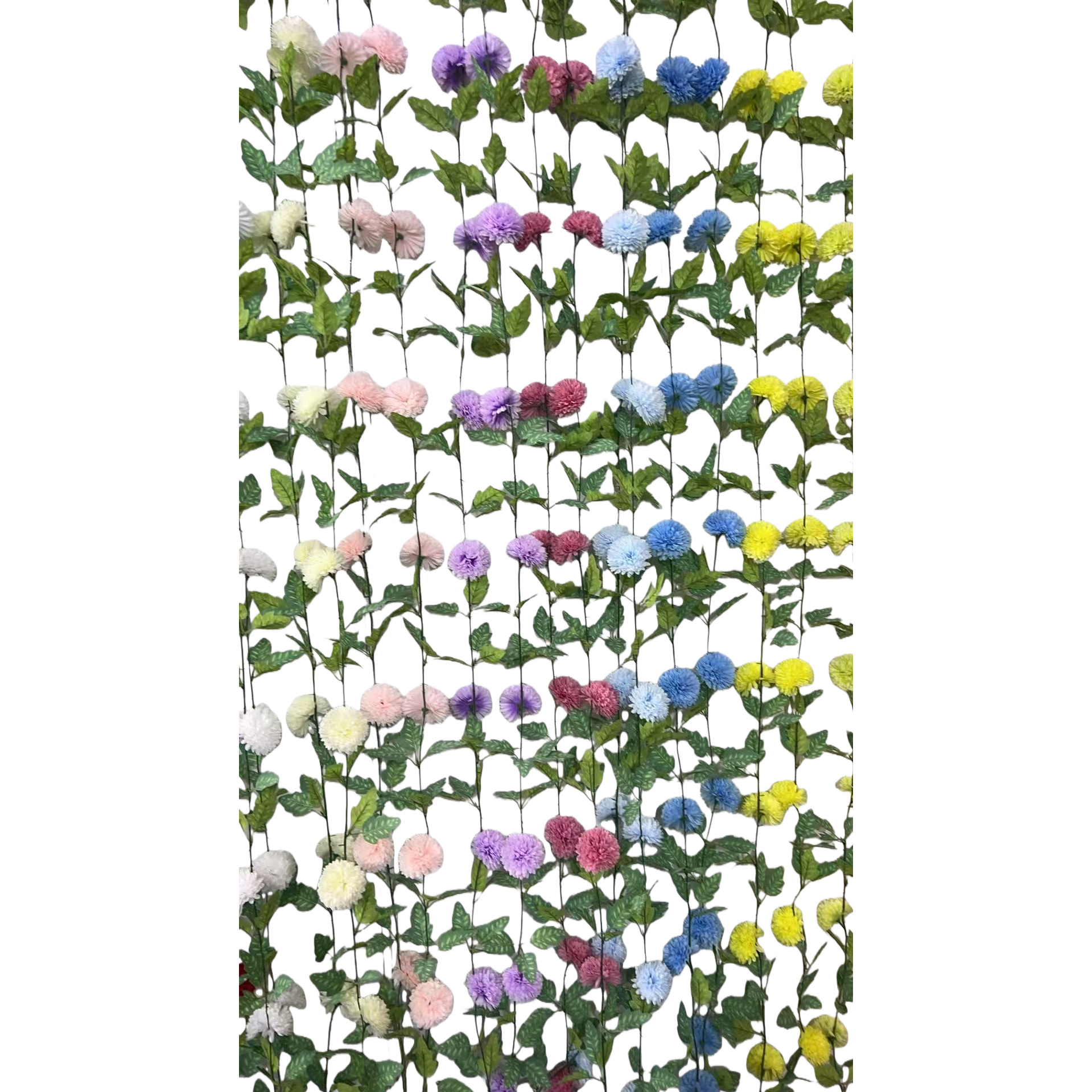 Monet's Garden colorful simulated plastic flower wall decoration handcrafted flower materials Item Picture