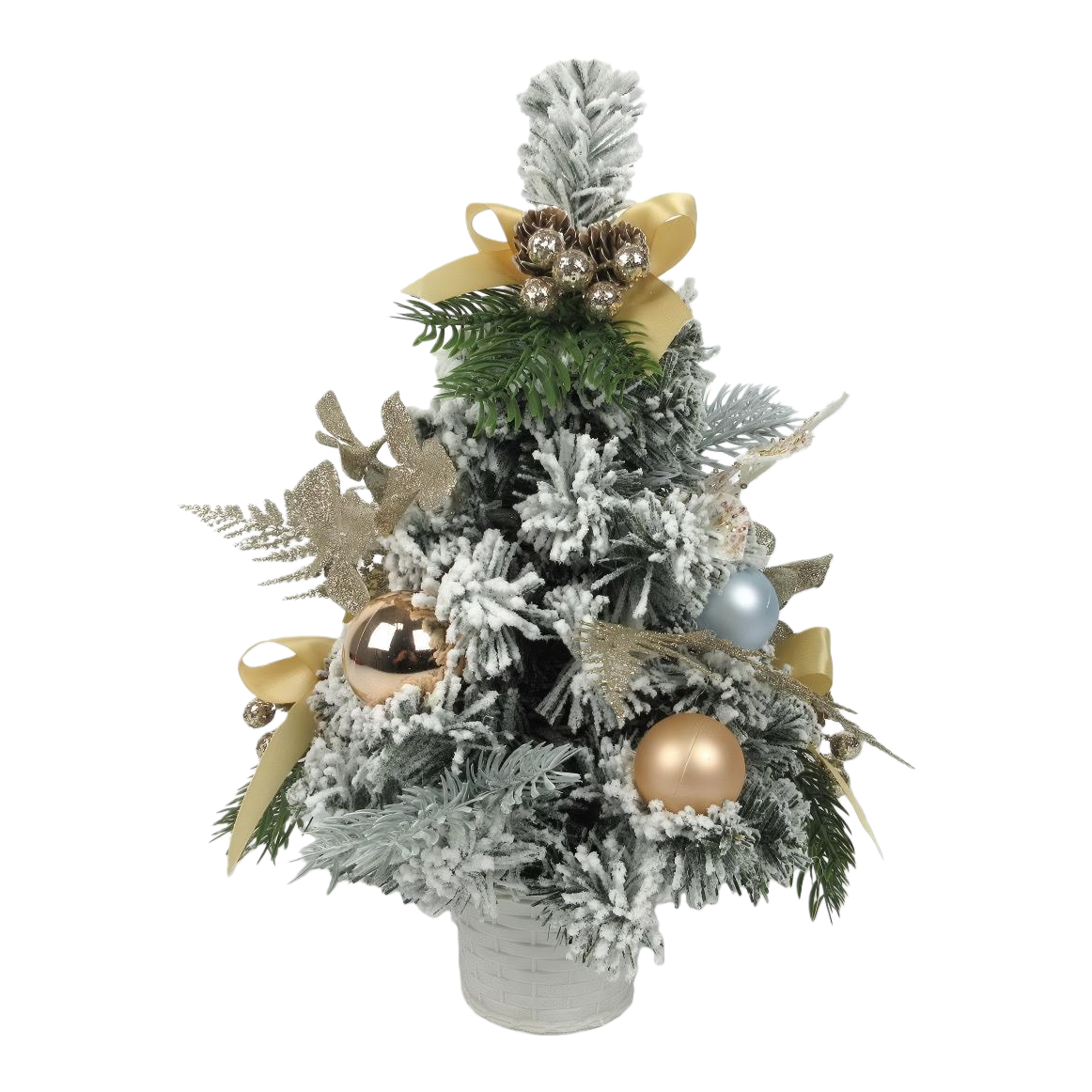 A 30CM Christmas cedar decorative small tree festive atmosphere ornament details Picture
