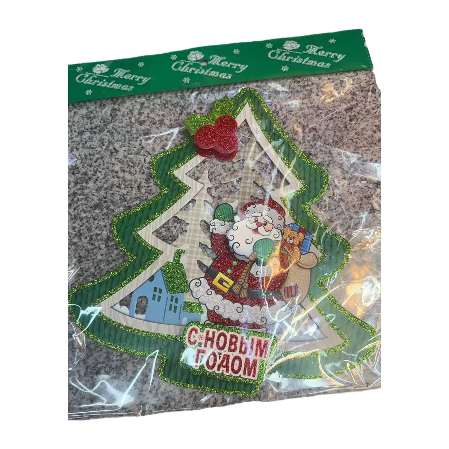 Christmas tree pendants, Christmas atmosphere decorations, hanging ornaments, gift tags, creative cartoon designs Item Picture
