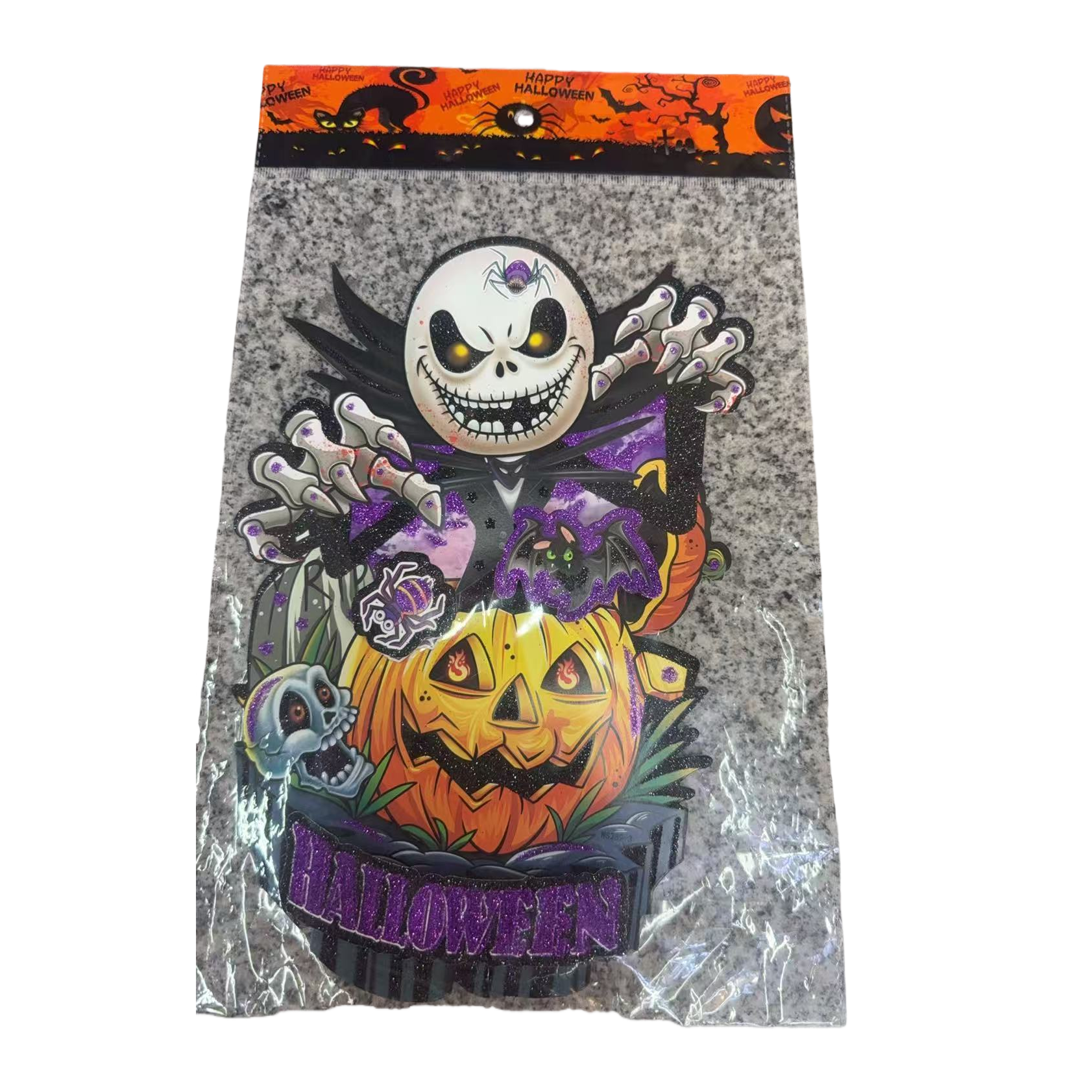 Halloween wooden skull ghost Pumpkin lantern Witch-themed decorative item props Item Picture