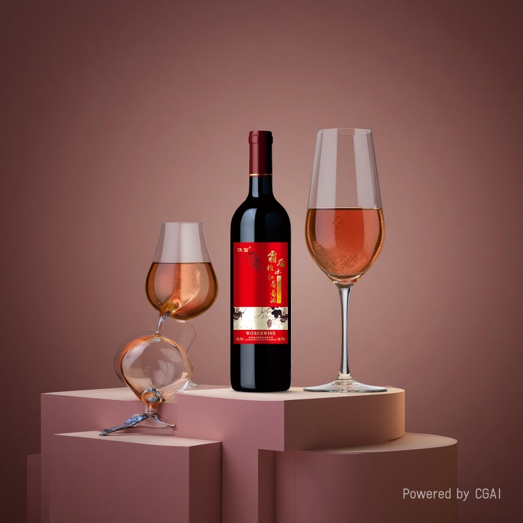 President's Red Wine Martell Blue and Black Wine Gift Box Wine details Picture