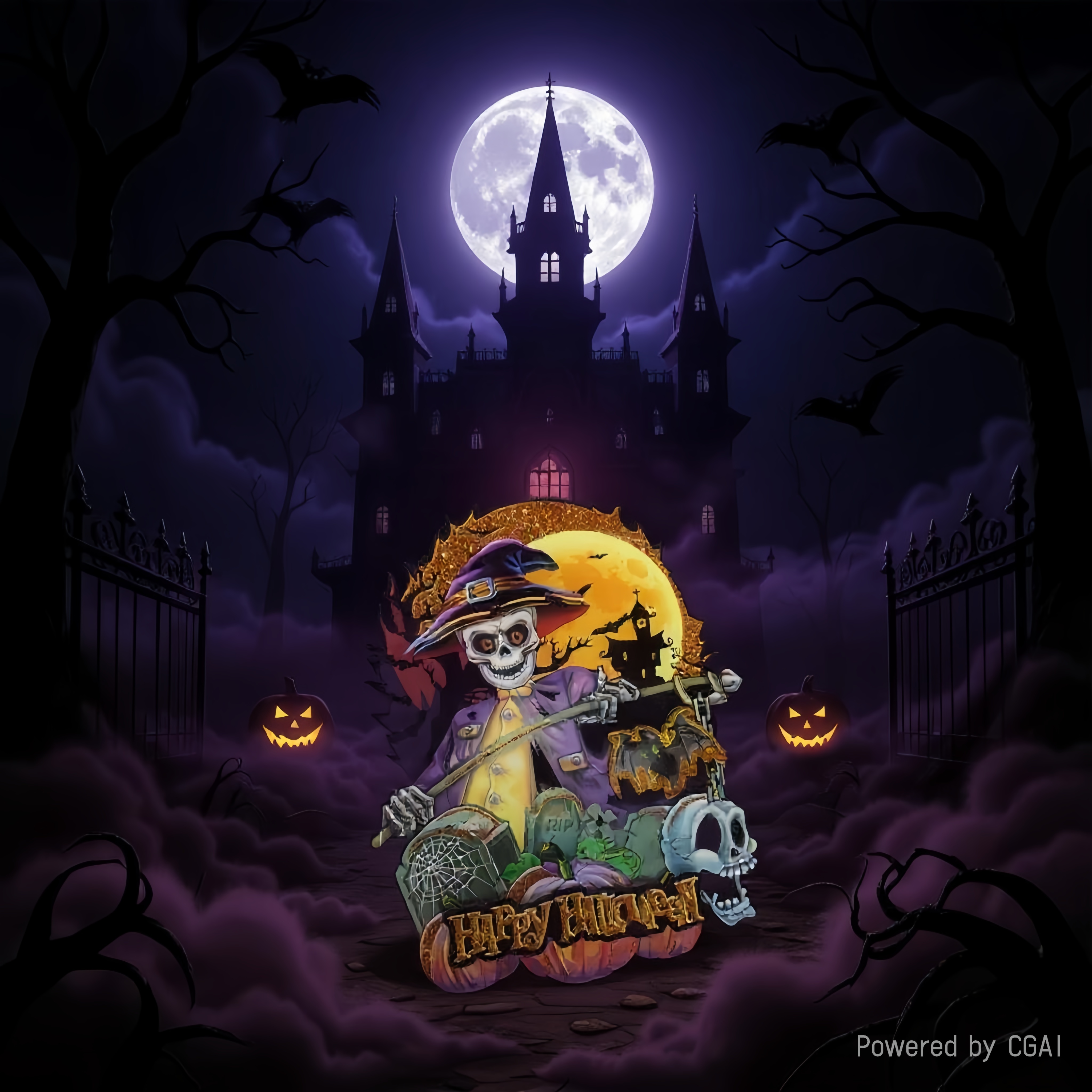 Halloween decoration prop: Terrifying tombstone Application Scenario
