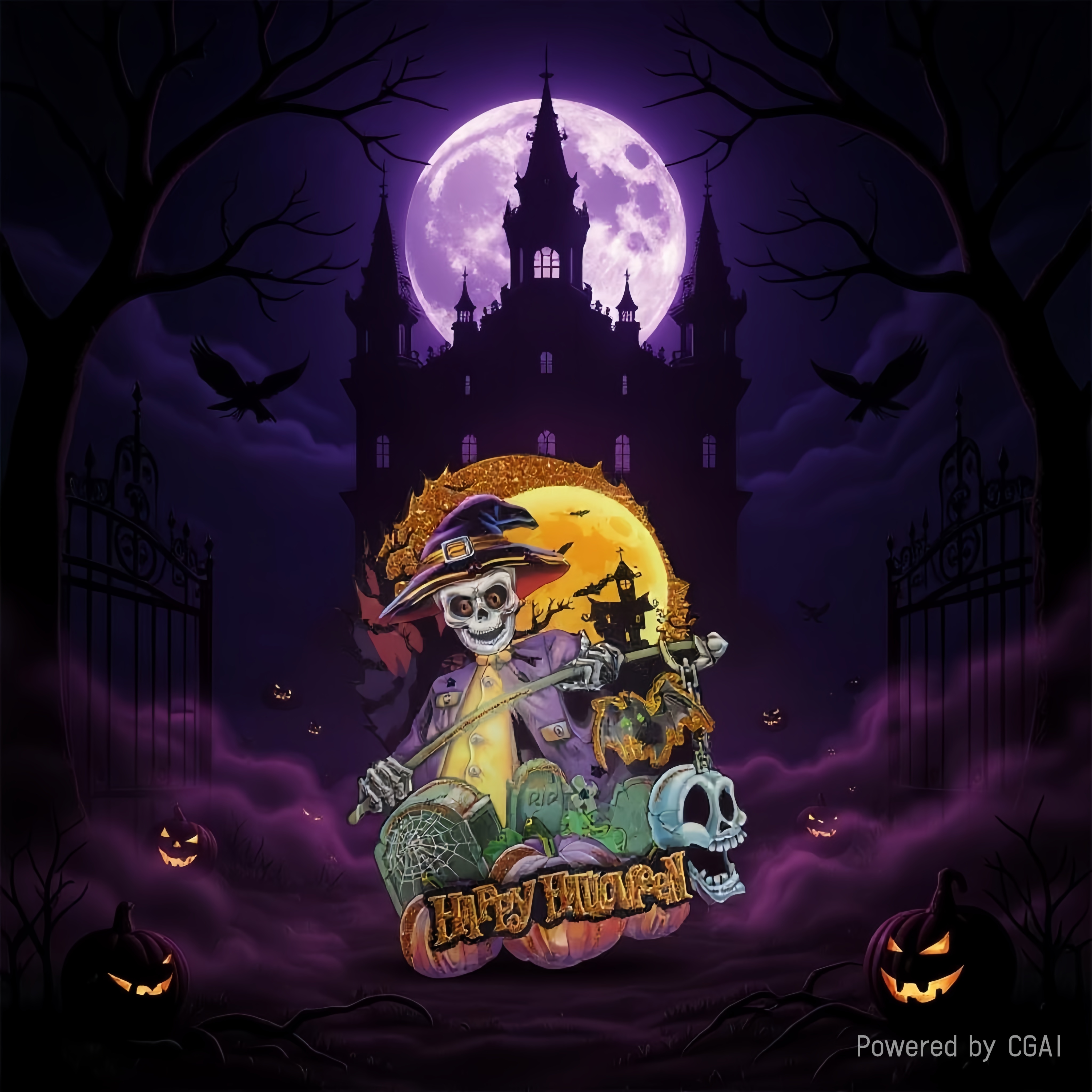 Halloween decoration prop: Terrifying tombstone details Picture