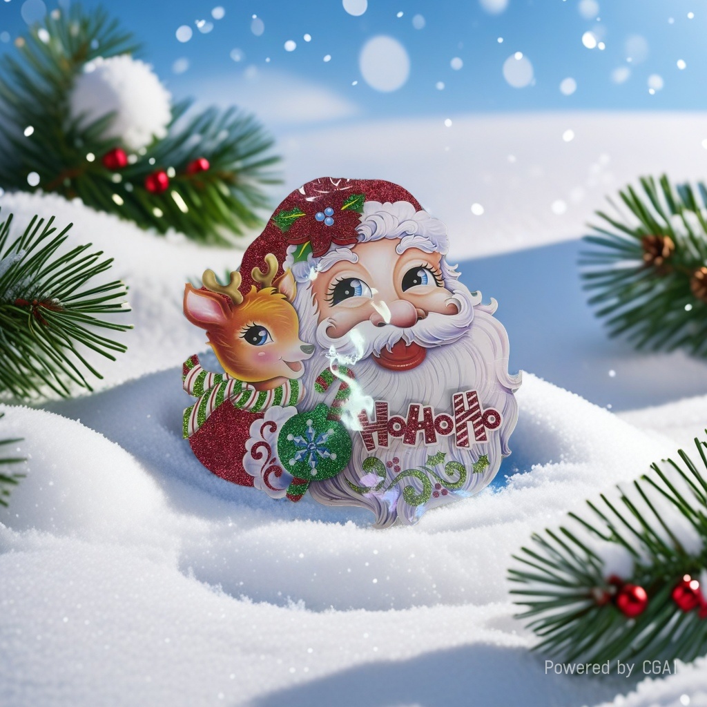 Christmas tree pendants, Christmas atmosphere decorations, hanging ornaments, gift tags, creative cartoon decorations, 085508739 details Picture