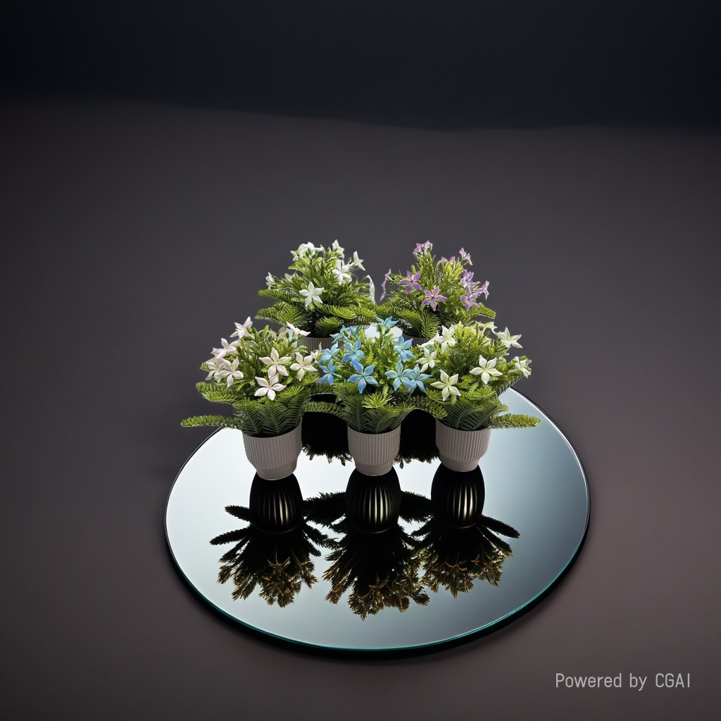 Simulated Phalaenopsis potted artificial flowers, plastic green plants, succulent plants, DIY simulated trees details Picture