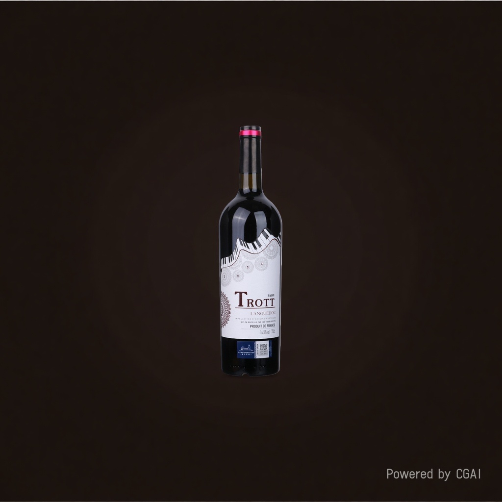 Wine glass wine bottle packaging box, alcohol disinfectant cotton pads, 180ml water bottle Application Scenario