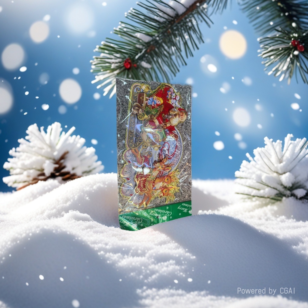 Christmas decorations, glass window and door stickers, shopping mall stores, kindergarten window displays, atmosphere and scene arrangements, static stickers Specification image