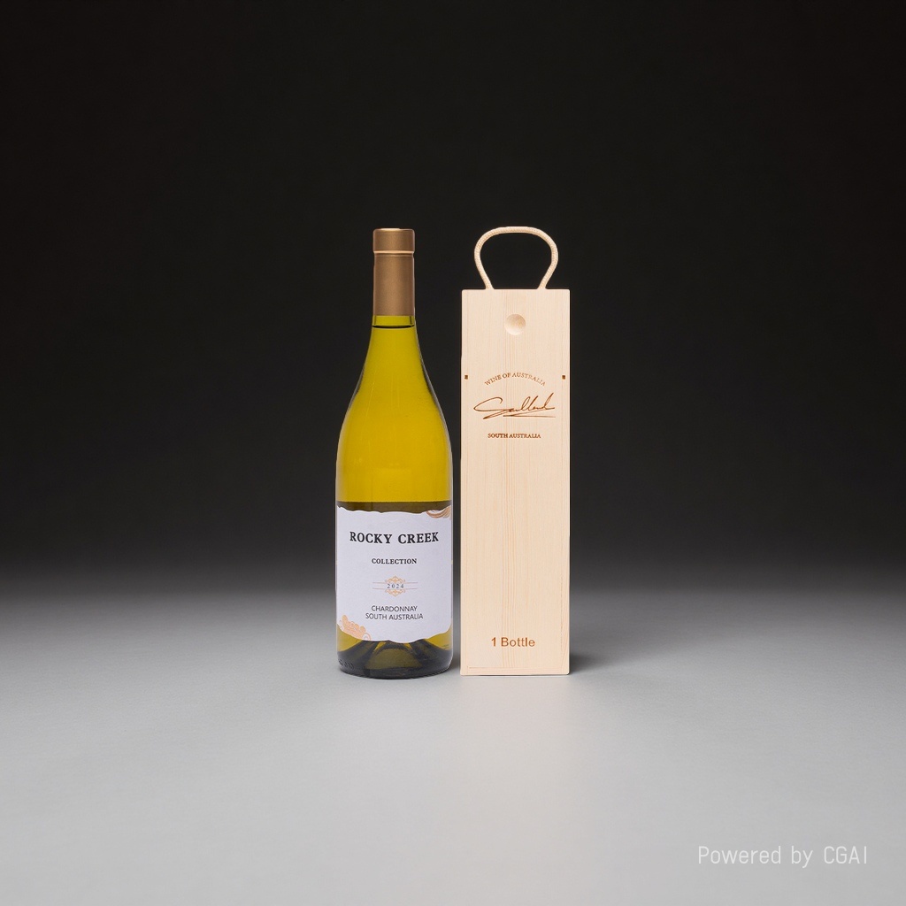 Rocky Creek Collection 霞多丽葡萄酒 木制礼盒装 红酒酒类