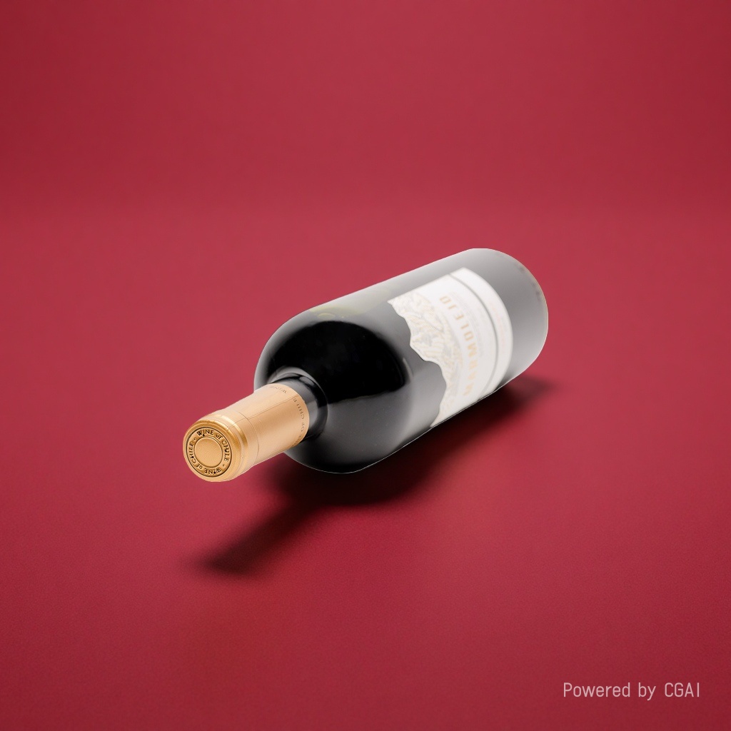 The Presidential Red Wine gift box contains black Martell blue wine Specification image