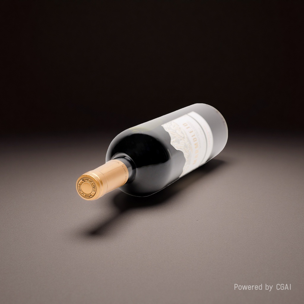 The Presidential Red Wine gift box contains black Martell blue wine