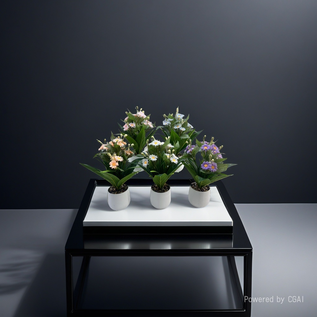 Artificial Phalaenopsis potted plant, plastic green plant, succulent plant, DIY artificial tree 091201354 Application Scenario