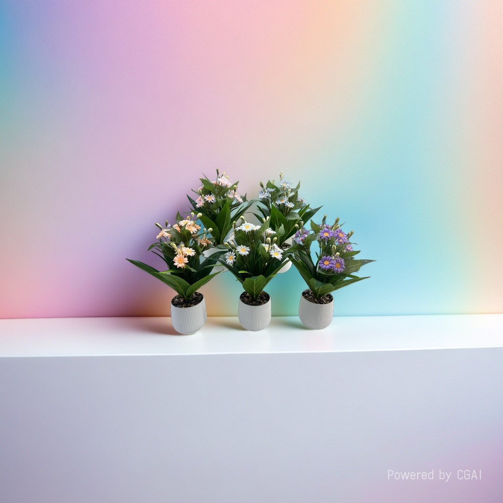 Artificial Phalaenopsis potted plant, plastic green plant, succulent plant, DIY artificial tree 091201354