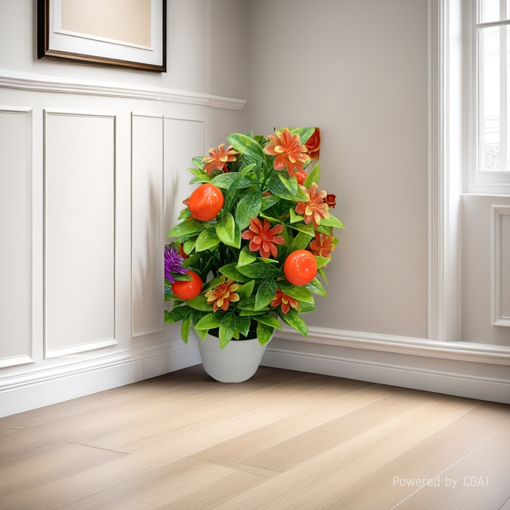 Artificial Phalaenopsis potted plant, plastic green plant, succulent plant, DIY artificial tree 091645134 Specification image