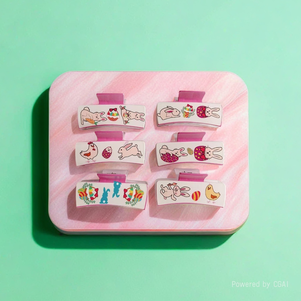发夹/发饰/发卡/抓夹/亚克力儿童发夹产品图