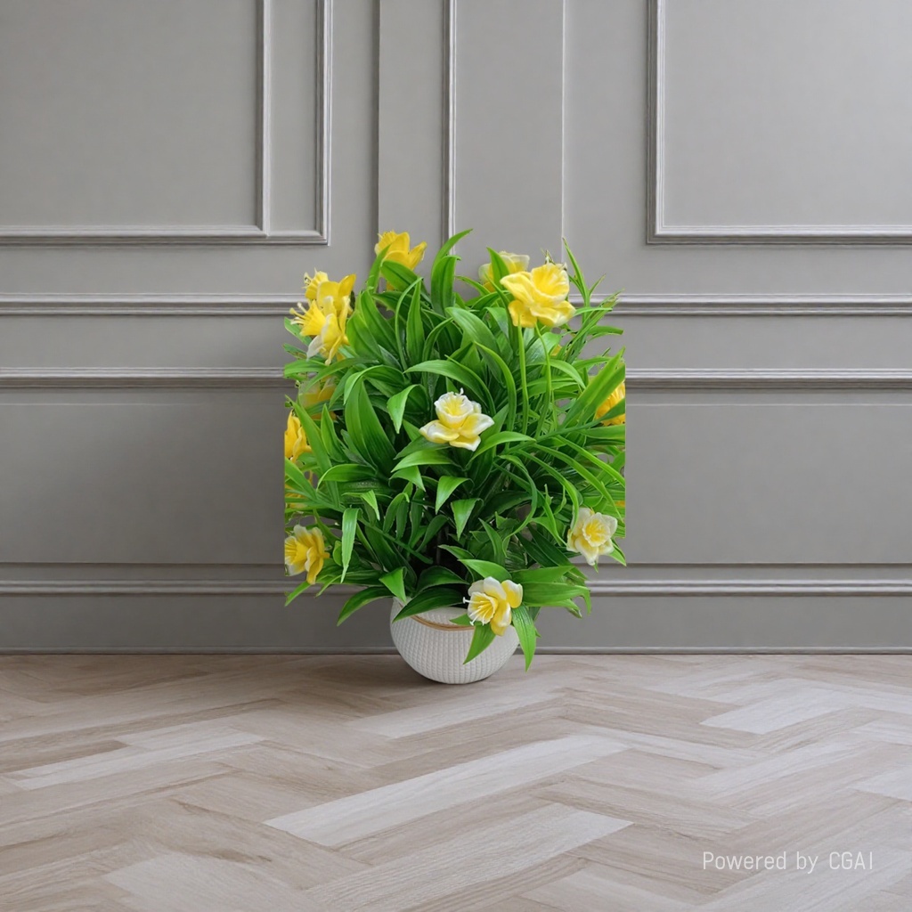 Artificial Phalaenopsis potted plant, plastic green plant, succulent plant, DIY artificial tree 093057170 details Picture