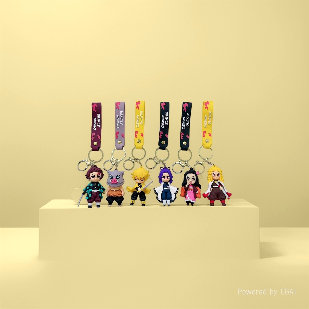 Anime character badminton keychain pendant, pull-up key chain, fashionable and trendy accessory
