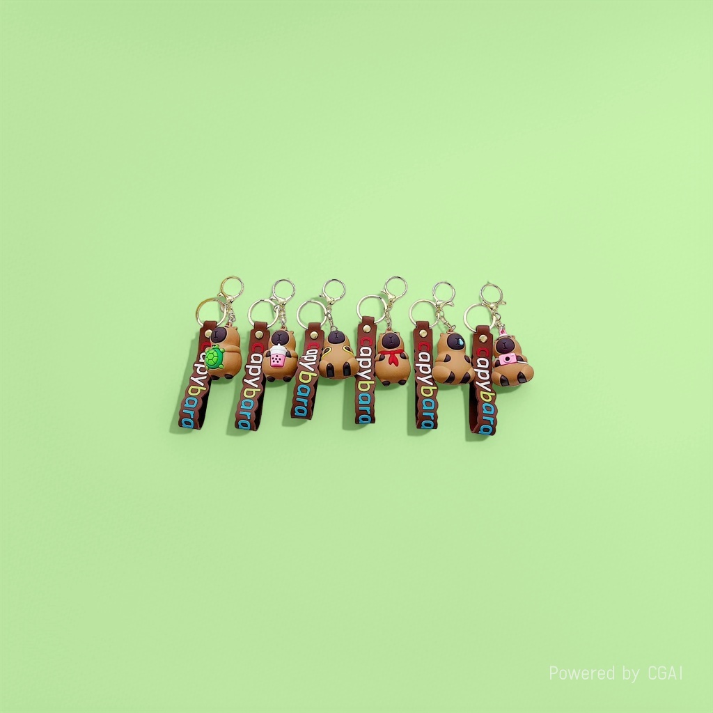 Wholesale of new Capybara Capybara keychains, pendants, cute dolls, bags, key chains, claw machines and small gifts Application Scenario