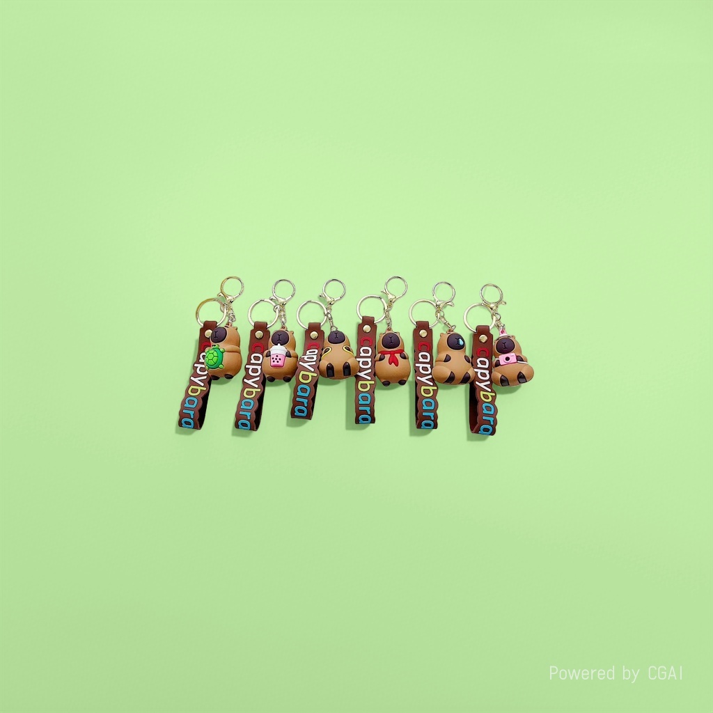 Wholesale of new Capybara Capybara keychains, pendants, cute dolls, bags, key chains, claw machines and small gifts Specification image