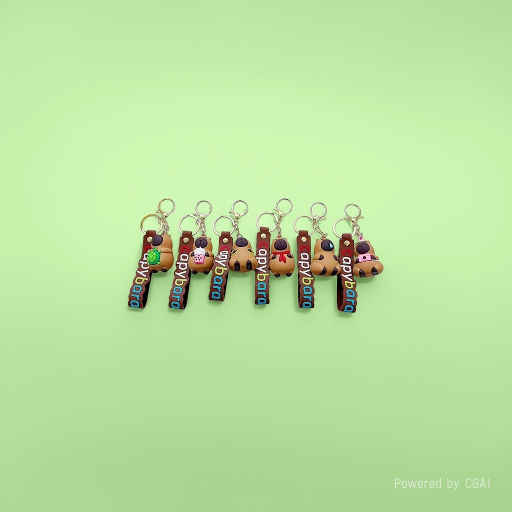 Wholesale of new Capybara Capybara keychains, pendants, cute dolls, bags, key chains, claw machines and small gifts