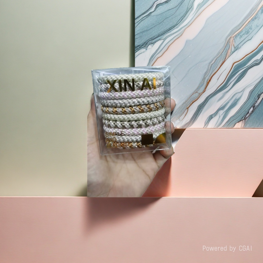 Large intestine hair bands, hair accessories and hair strings are fashionable and versatile, with high elasticity and no damage to hair. 095058988 details Picture