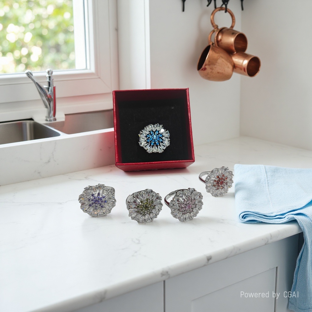 Cross-border new product ring for women, a niche design, fashionable and individual rotating ring, in an Instagram cool and cool style, light luxury details Picture