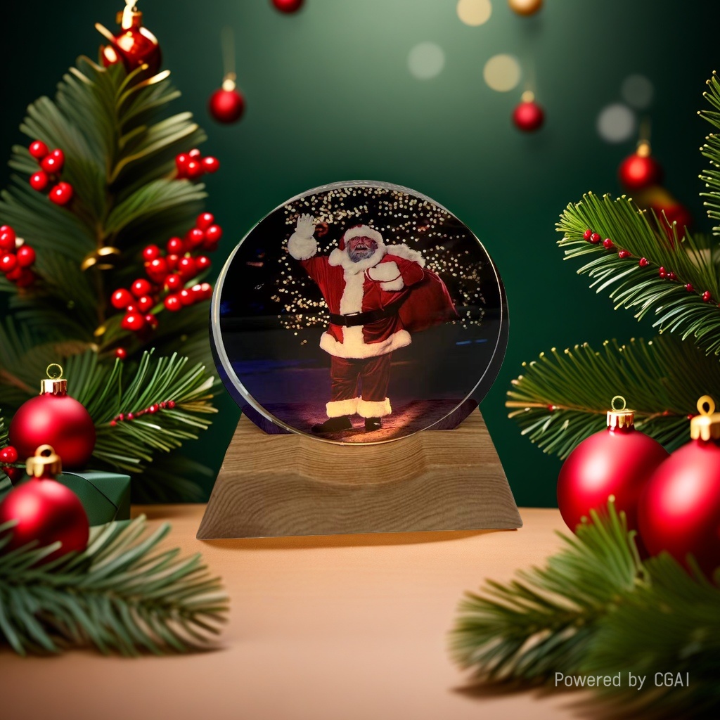 Christmas decorations, Santa Claus crystal ball ornaments, Christmas-themed decorations, Christmas souvenirs Specification image
