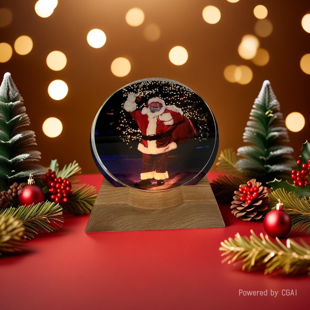 Christmas decorations, Santa Claus crystal ball ornaments, Christmas-themed decorations, Christmas souvenirs Application Scenario