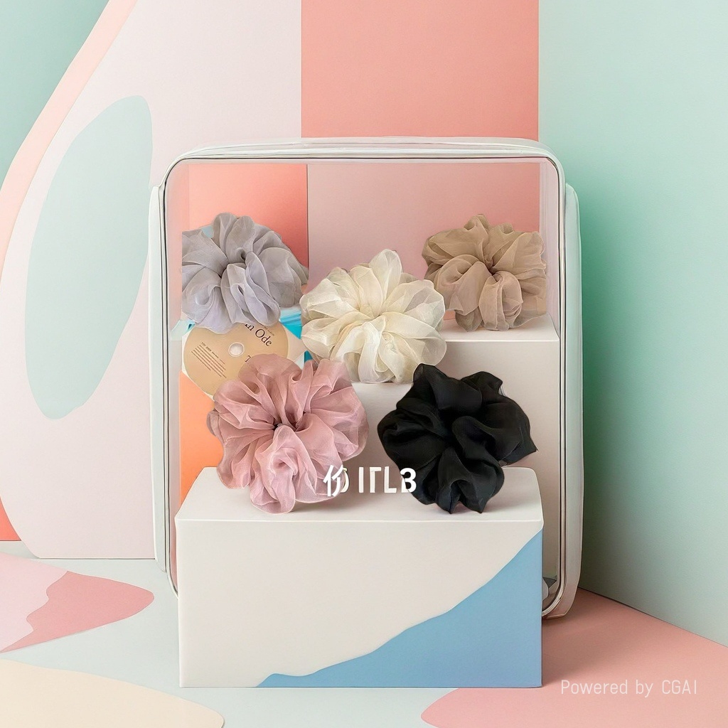 The large intestine hair band, hair accessory and hair rope are fashionable, versatile, highly elastic and won't damage your hair