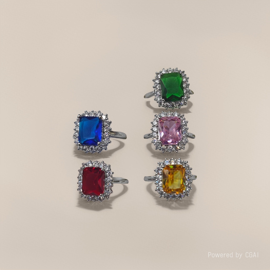 Hot-selling Starlight Queen Half the Empire Ring for Women set with Eight hearts and eight arrows high-carbon diamond wholesale Specification image