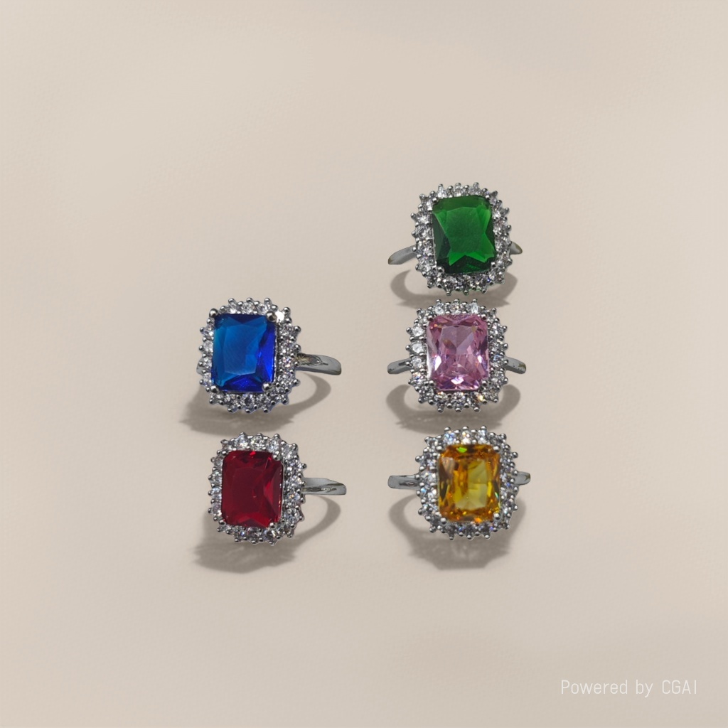 Hot-selling Starlight Queen Half the Empire Ring for Women set with Eight hearts and eight arrows high-carbon diamond wholesale details Picture