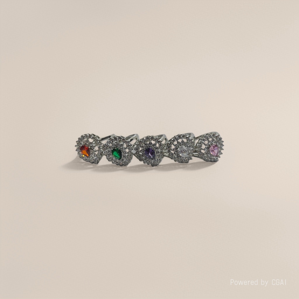 Wholesale of high-end European and American women's full-diamond micro-inlaid rings