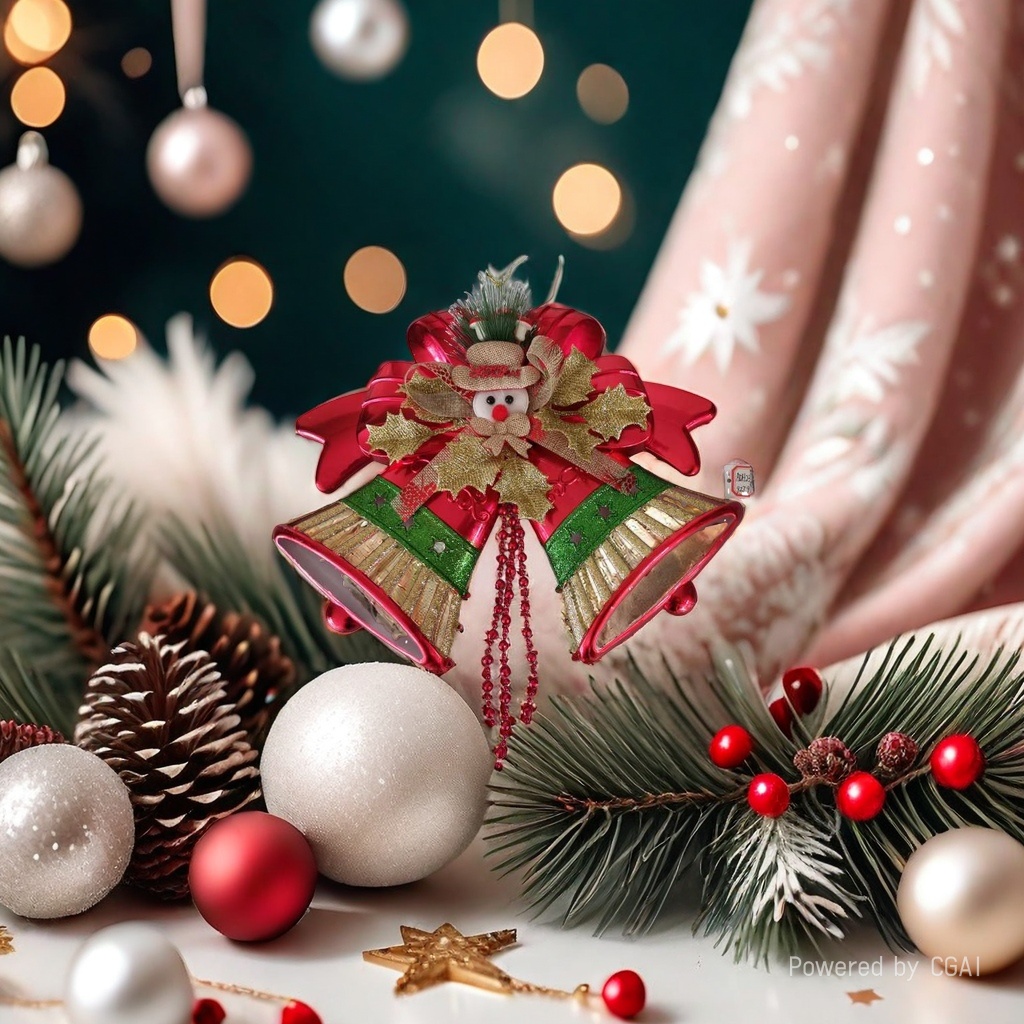 Christmas bell pendant as a gift decoration details Picture