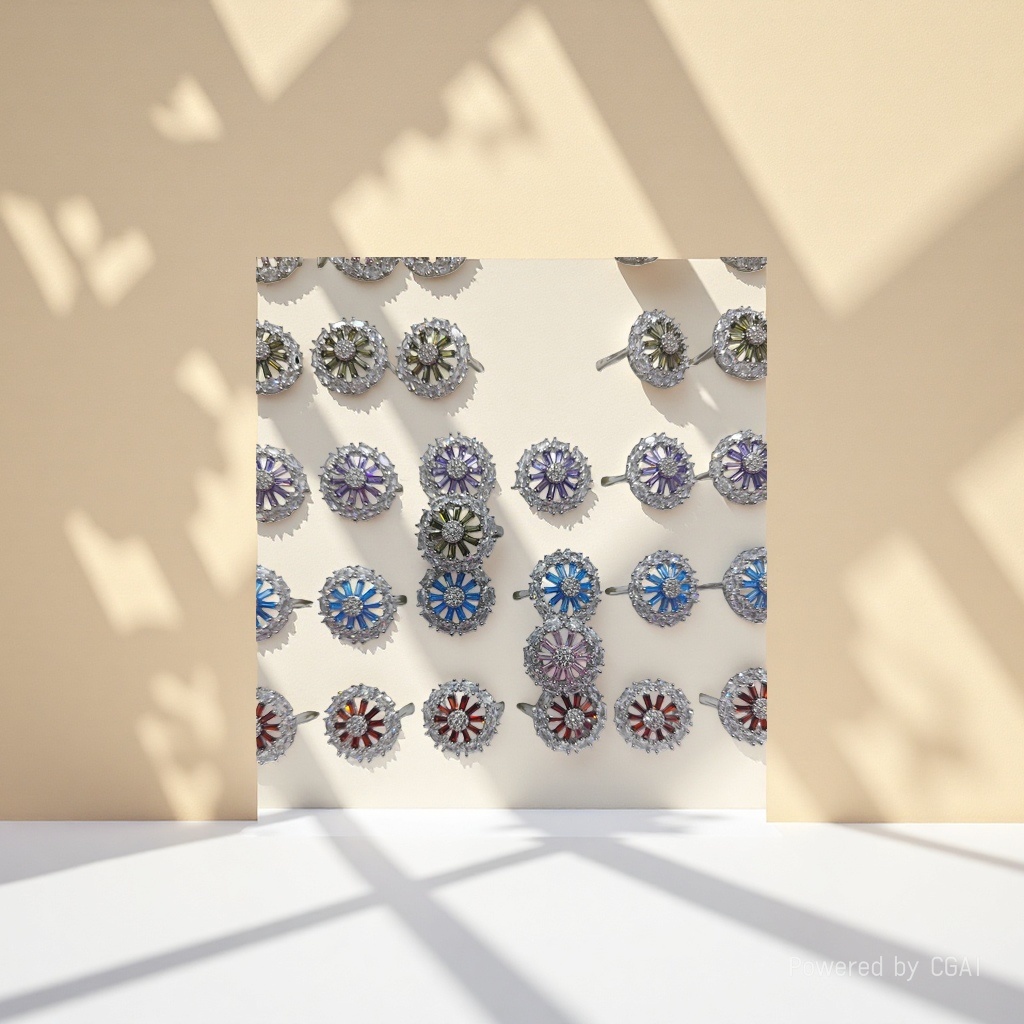 Simple jewelry rings and accessories Application Scenario