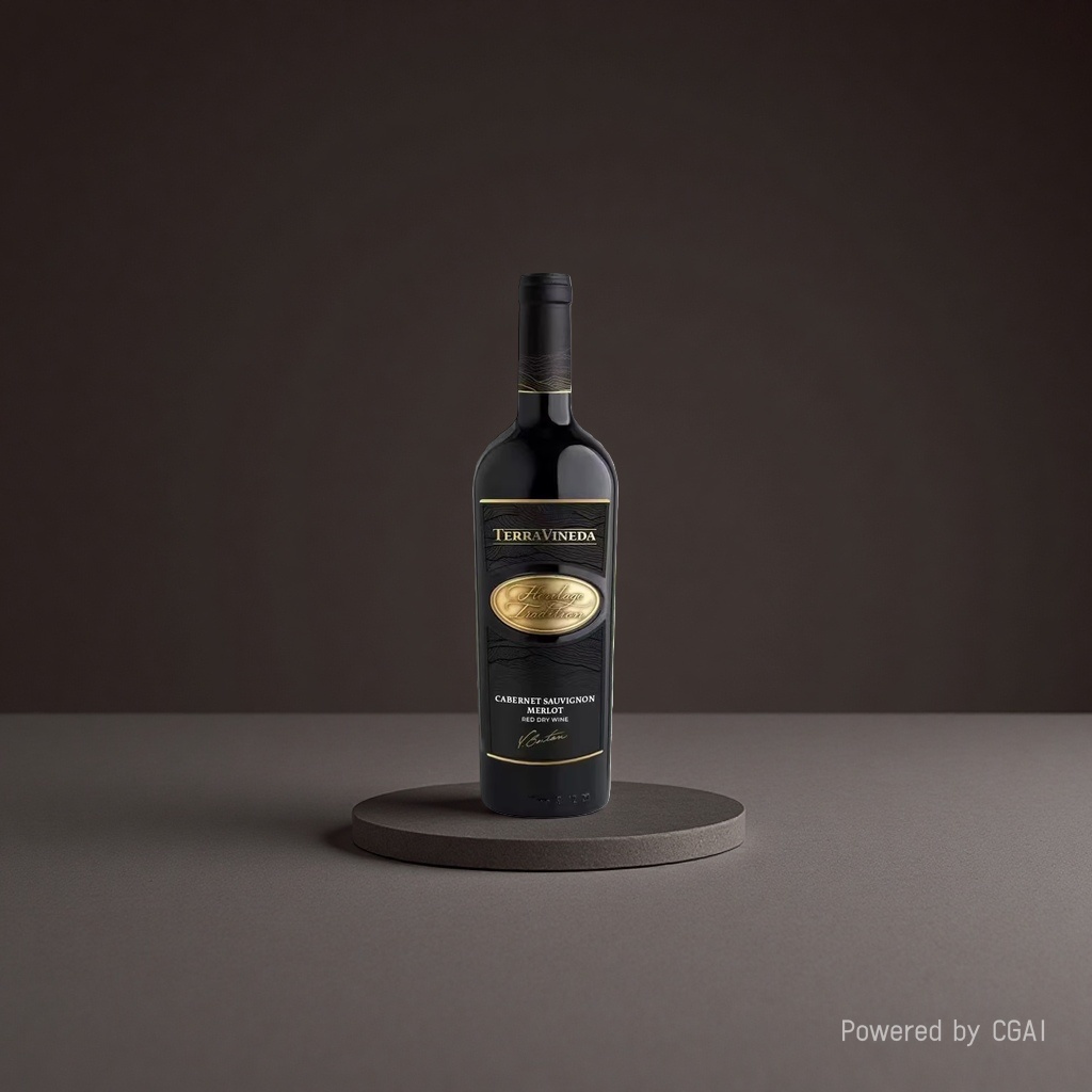 The Presidential Red Wine gift box contains black Martell blue wine