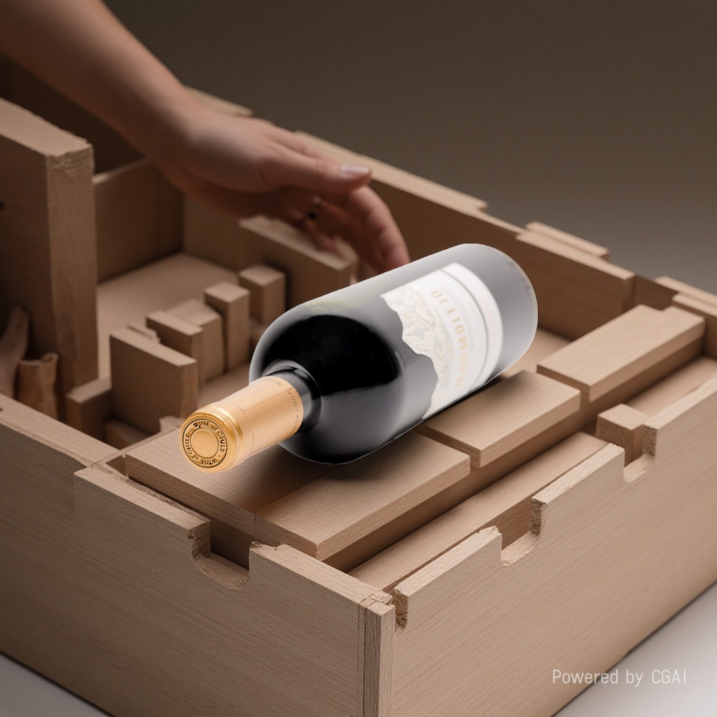 Carmenere dry red wine, imported in its original bottle from Chile details Picture