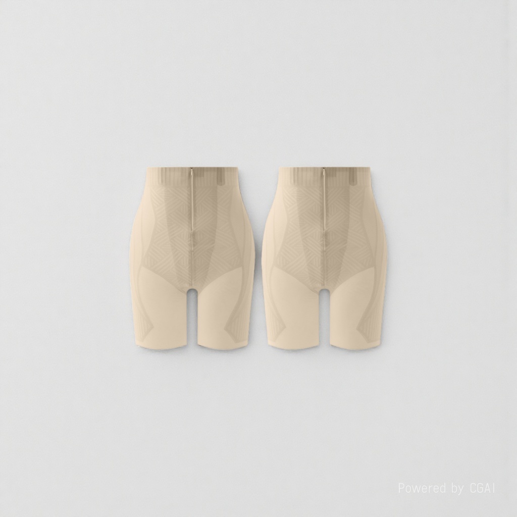 Skin-colored high-waisted shaping pants, women's European and American buttocks pants, summer yoga wear, 5D peach buttocks underwear Specification image