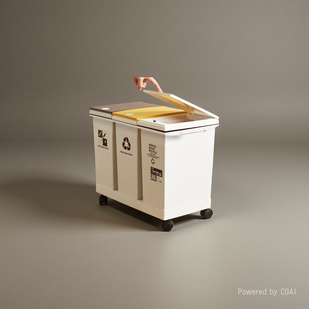 Desktop classification smart trash can, small household trash can for hotels details Picture