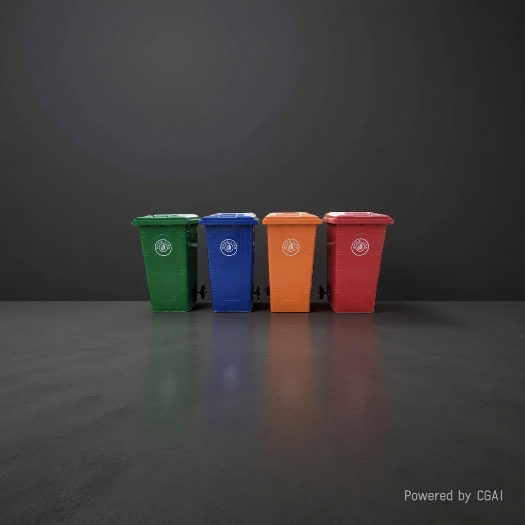 Colorful desktop small trash can, hotel smart household trash can 154915807 details Picture