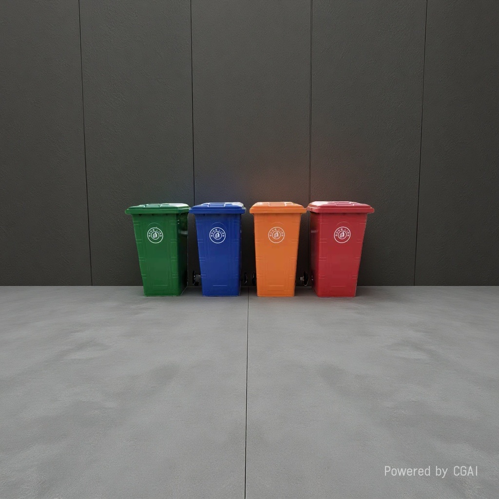 Colorful desktop small trash can, hotel smart household trash can 154915807