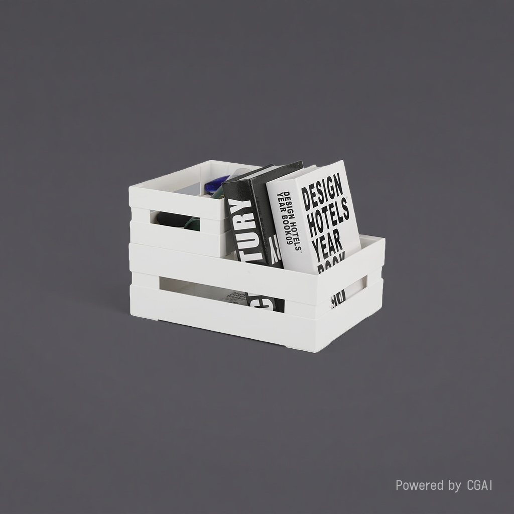Acrylic white storage box, a special storage item for Baji, 180g Application Scenario