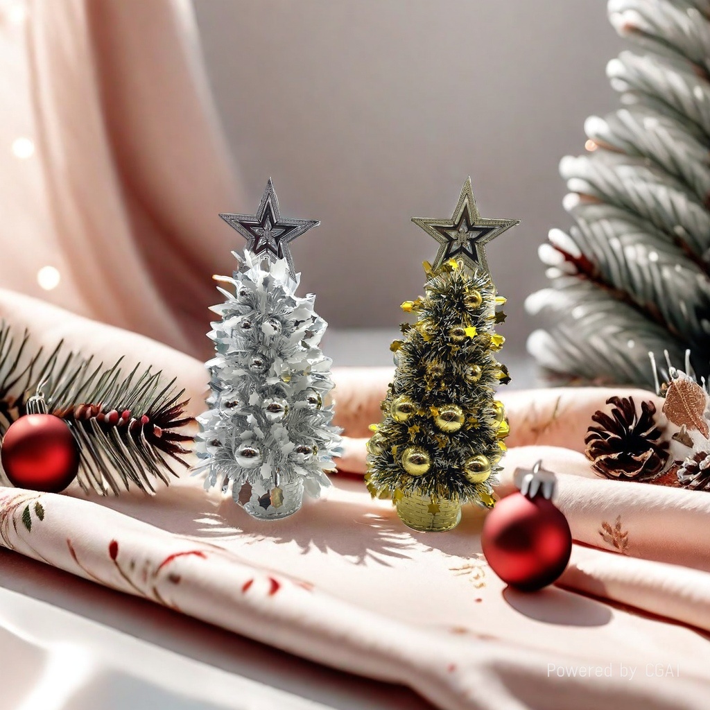 Christmas tree decoration set, Christmas supplies, festive atmosphere, Christmas tree ornaments Application Scenario