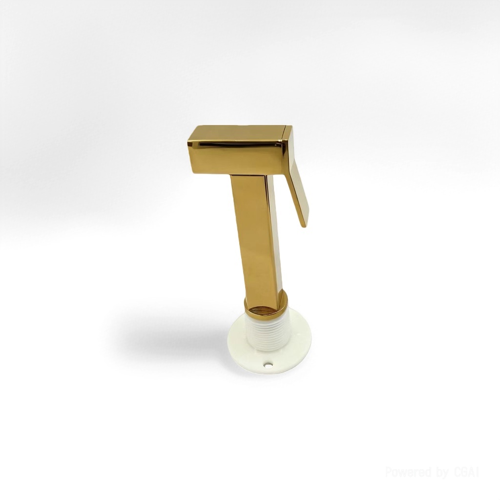Zinc square Press type gynecological washbasin spray gun - Gold Application Scenario