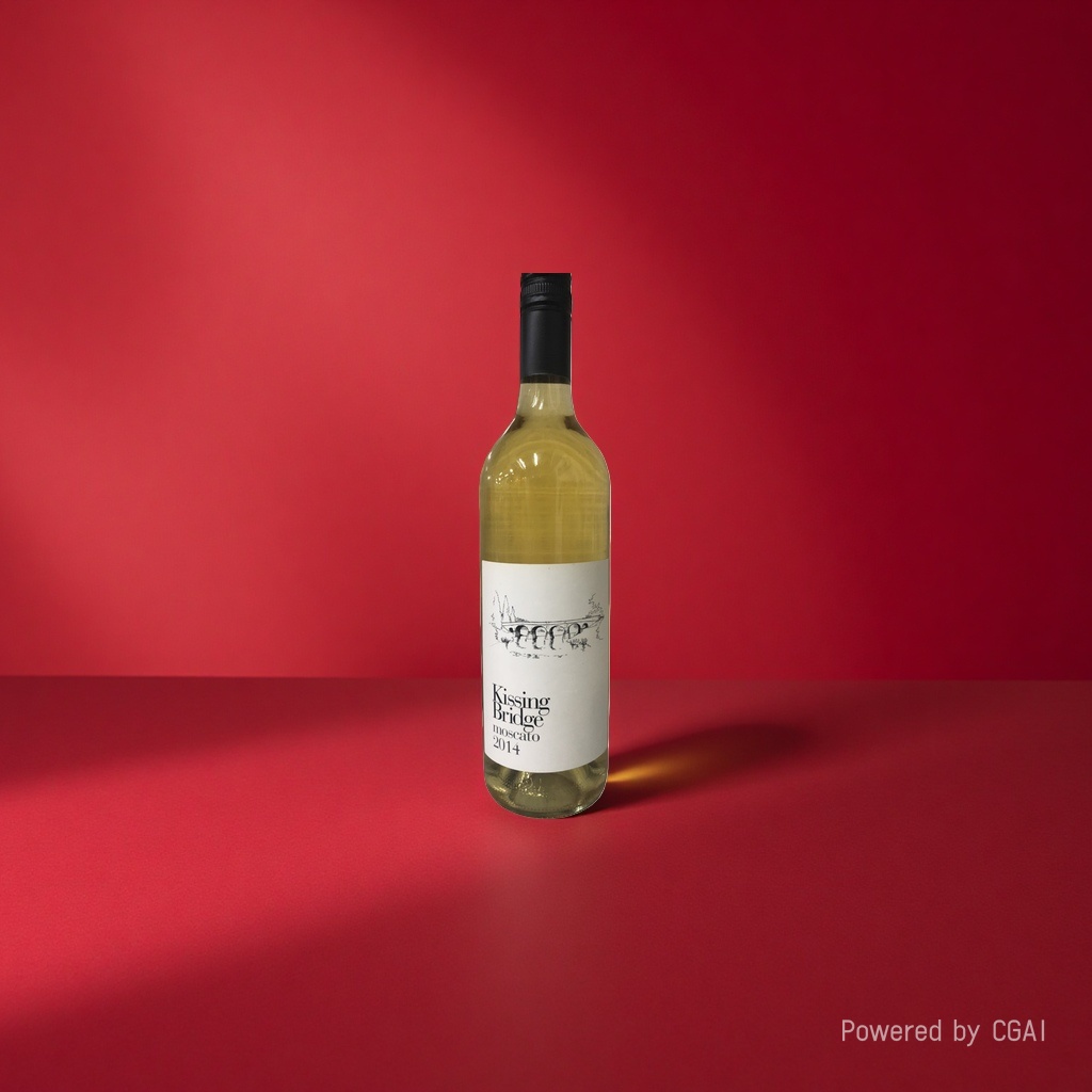 Kissing Bridge Moscato 2014 Glass Bottle, Bubble bottle, Perfume bottle, wooden lid glass jar Application Scenario