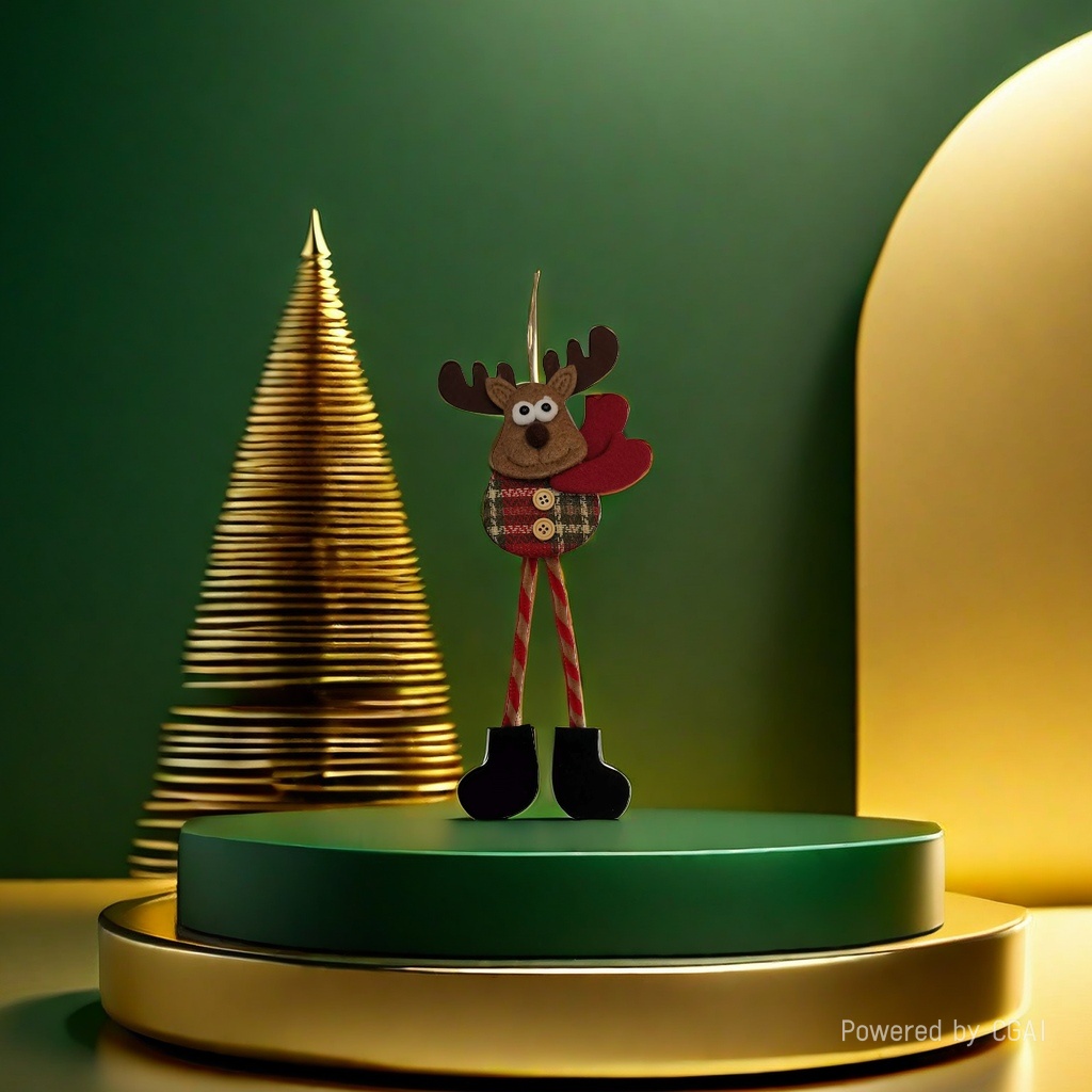New Christmas tree small pendant decoration, Christmas pendant for the elderly, snowman, elk, window display decoration Application Scenario