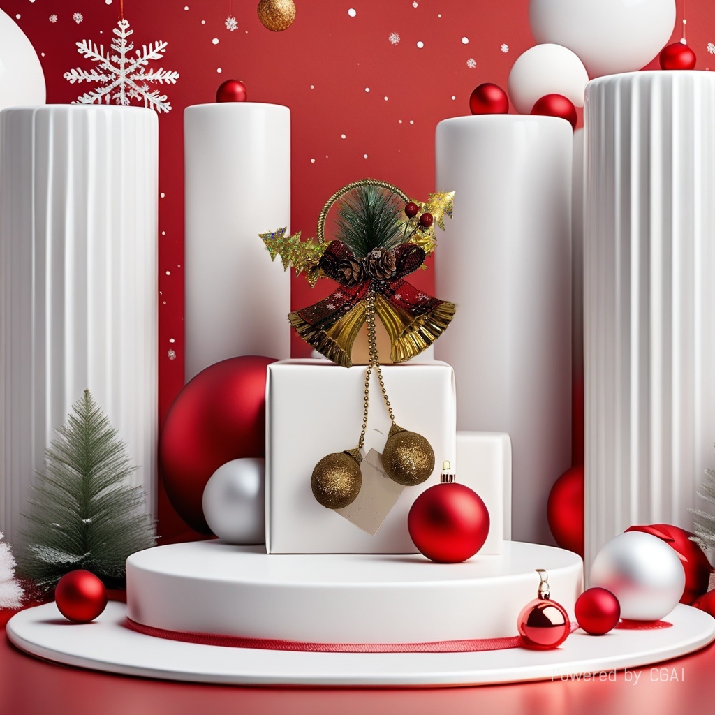 Creative and cute golden Christmas wind chime door hangers, window door hangers, wall hangers, Christmas decoration and arrangement items