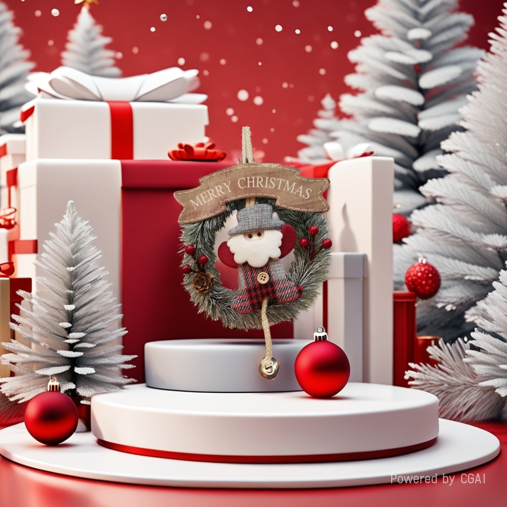 Christmas decorations, creative rattan rings, bells, window displays, glass doors, wall hangers, scene arrangements, garland, old man, snowman, 172402713