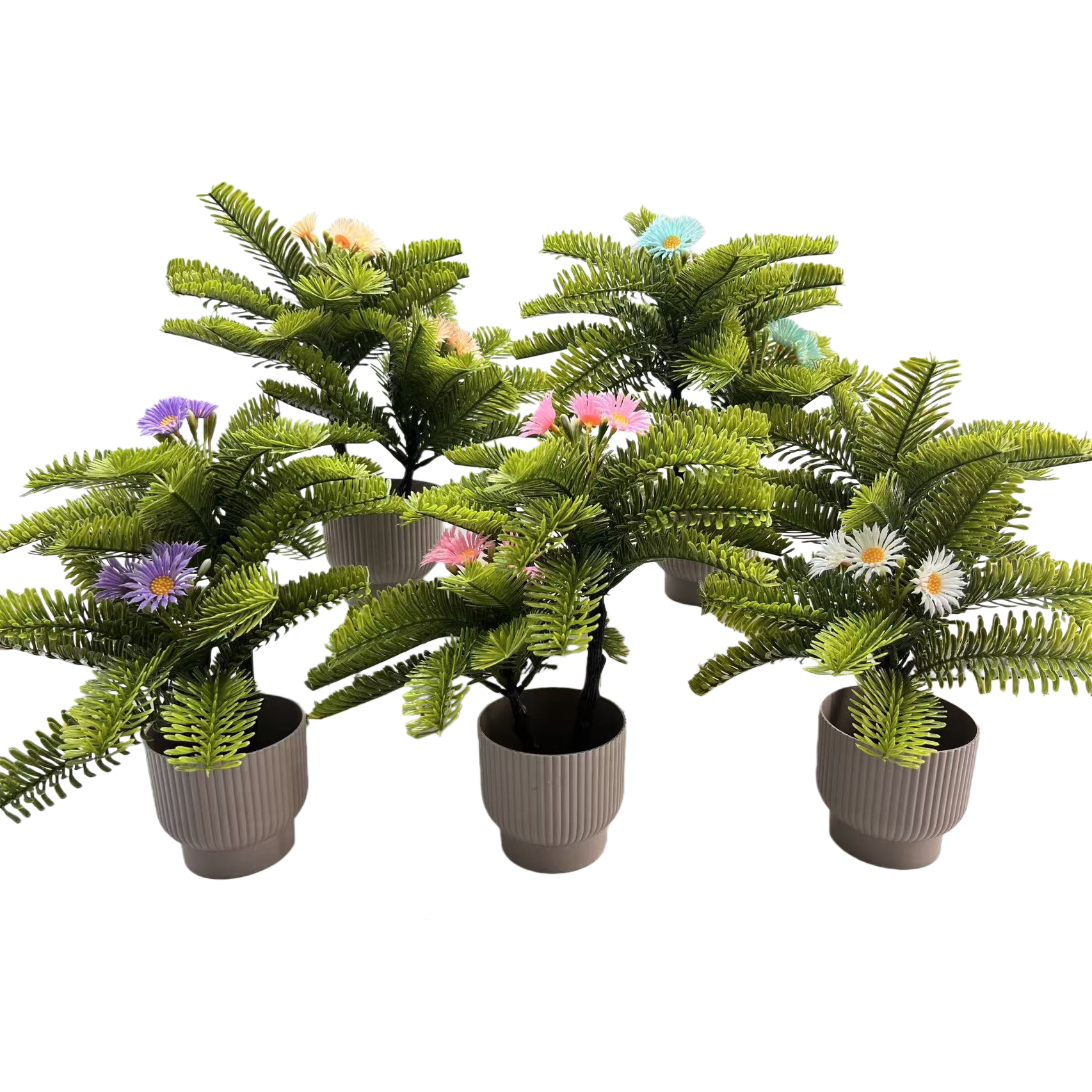 Miniature miniature potted plant scene model for bedroom flowers and green plants, simulated potted plant ornaments Item Picture