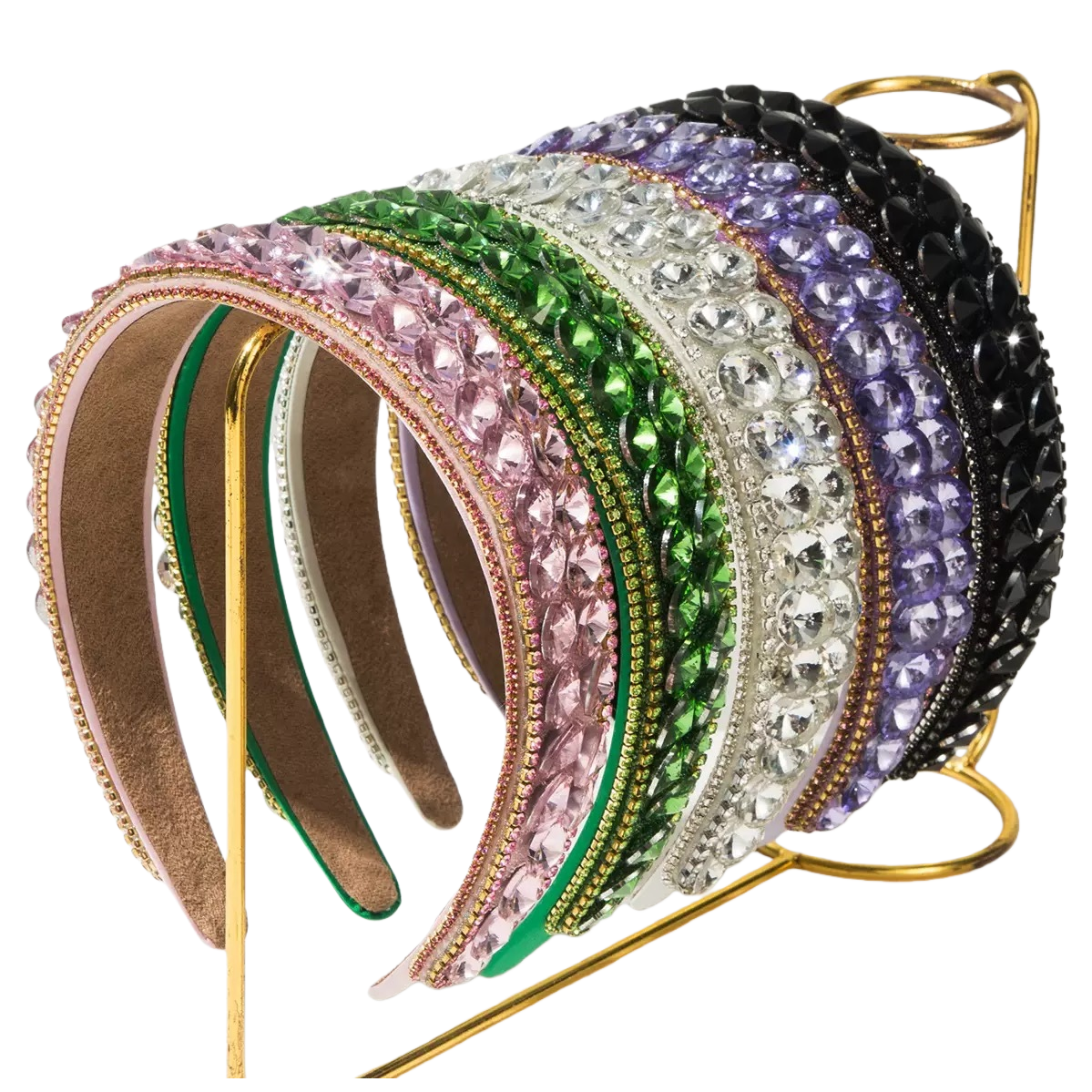 New European and American fashion ins style Baroque full diamond hair band for women, retro and versatile, personalized and high-end banquet hair accessory Item Picture